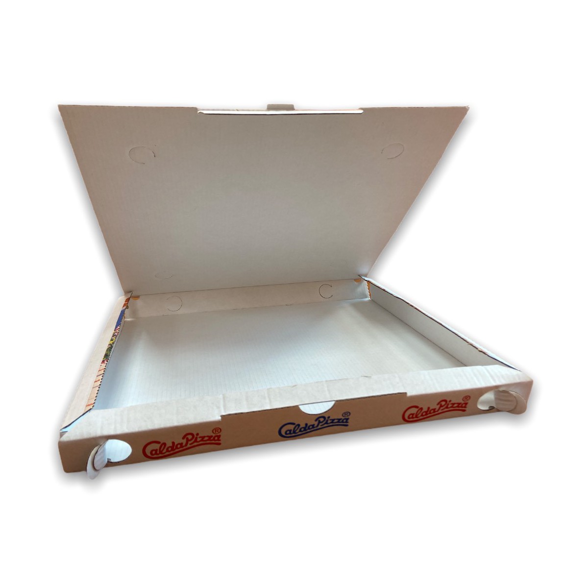 Scatola pizza 30X40 H 5 bianca con personalizzazione pezzi 100 - Mercò