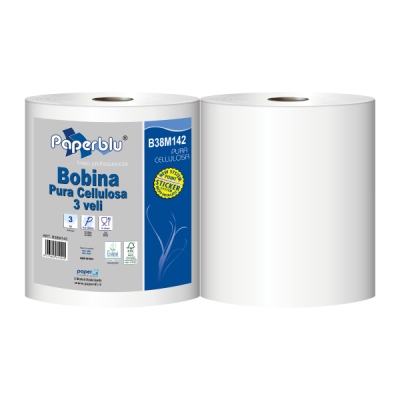 Bobine 3 veli pura cellulosa